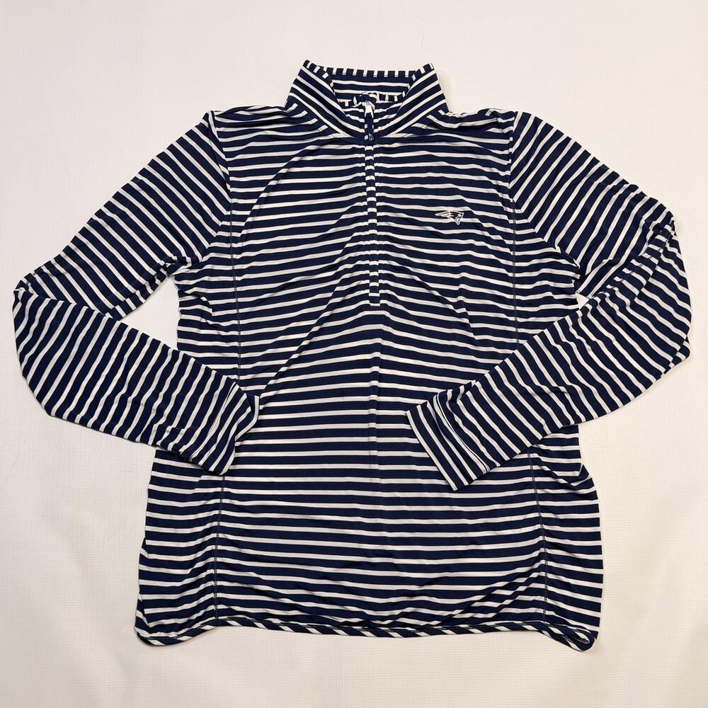 New England Patriots Jacket Mens Large Blue NFL Football Vineyard Vines Sankaty
